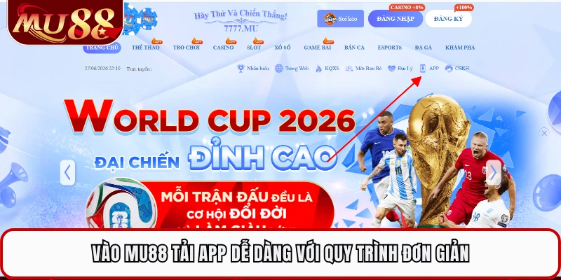Vào MU88 tải app dễ dàng với quy trình đơn giản